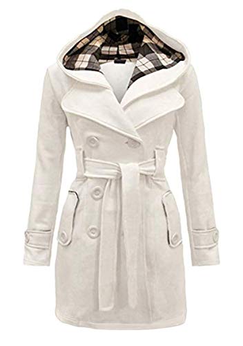 Amazon.com: WIWIQS Women's Thickened Mid-long Jacket Winter Solid